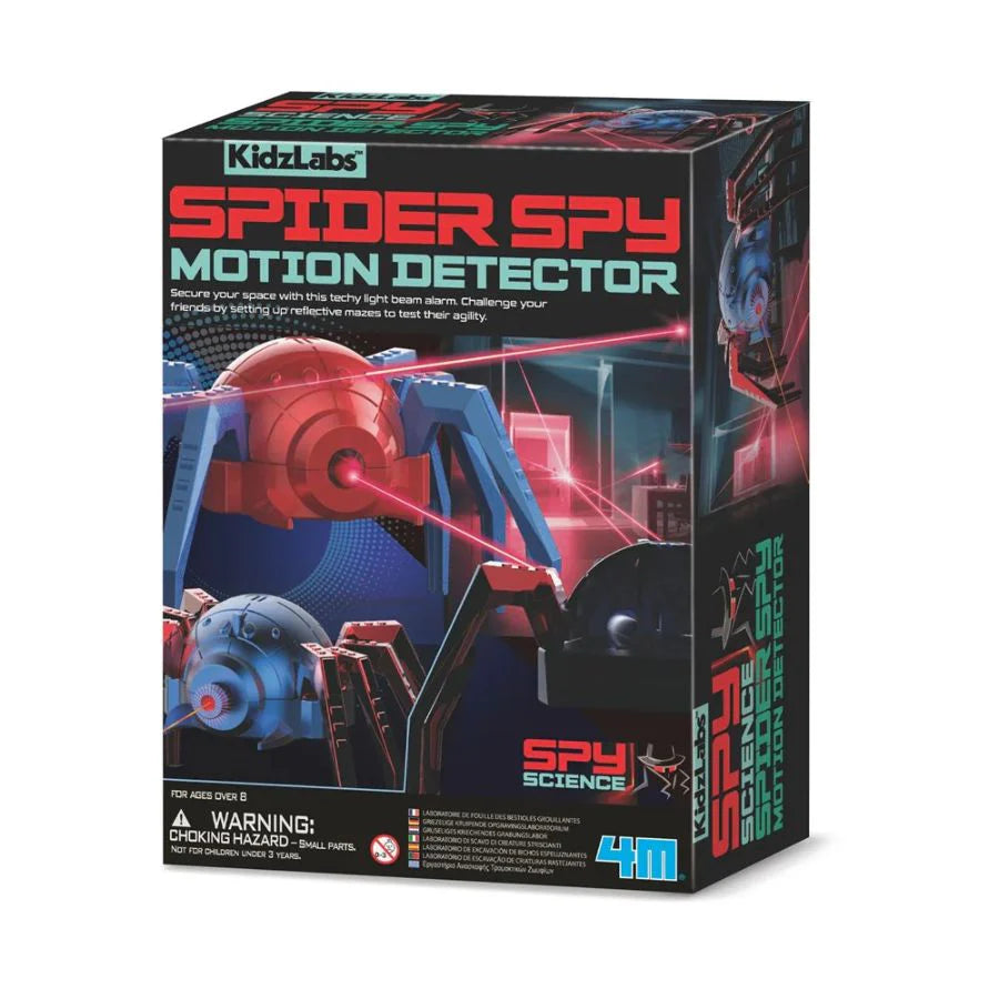 4M Kidz Labs Spider Spy Motion Detector req 4 x AAA batteries