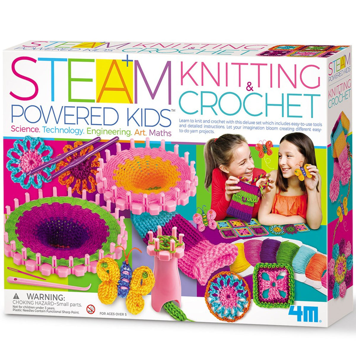 4M Steam Powered Kids - Knitting and Crochet