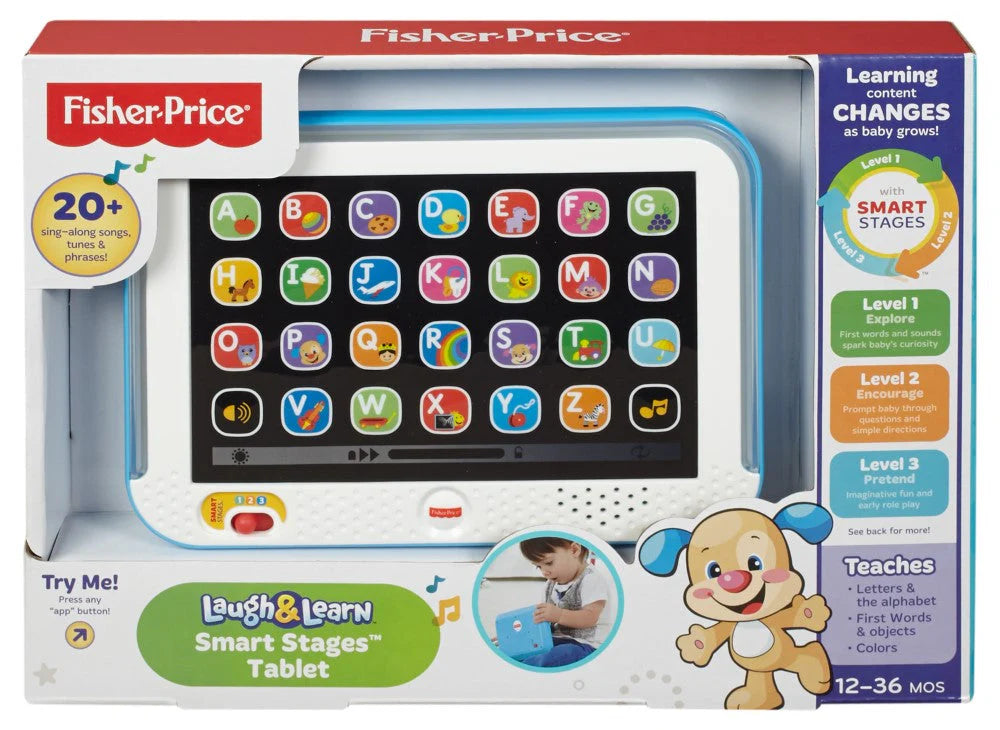 Fisher Price Laugh and Learn Smart Stages Tablet Blue