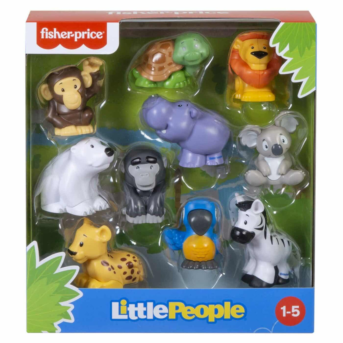 Fisher Price Safari Animal 10pk Multipack
