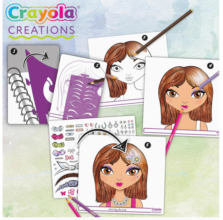 Crayola Creations Makeup Artist Sketch Portfolio