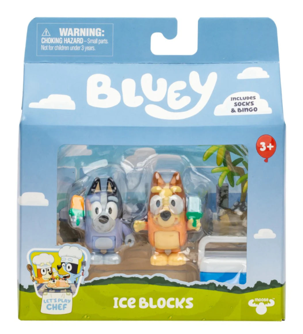 Bluey Figure 2pk Ice Blocks S13