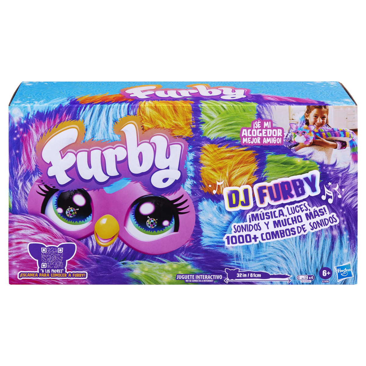 Furby DJ Furby NEON STAR Interactive Toy (Req 4 x AA Batteries)