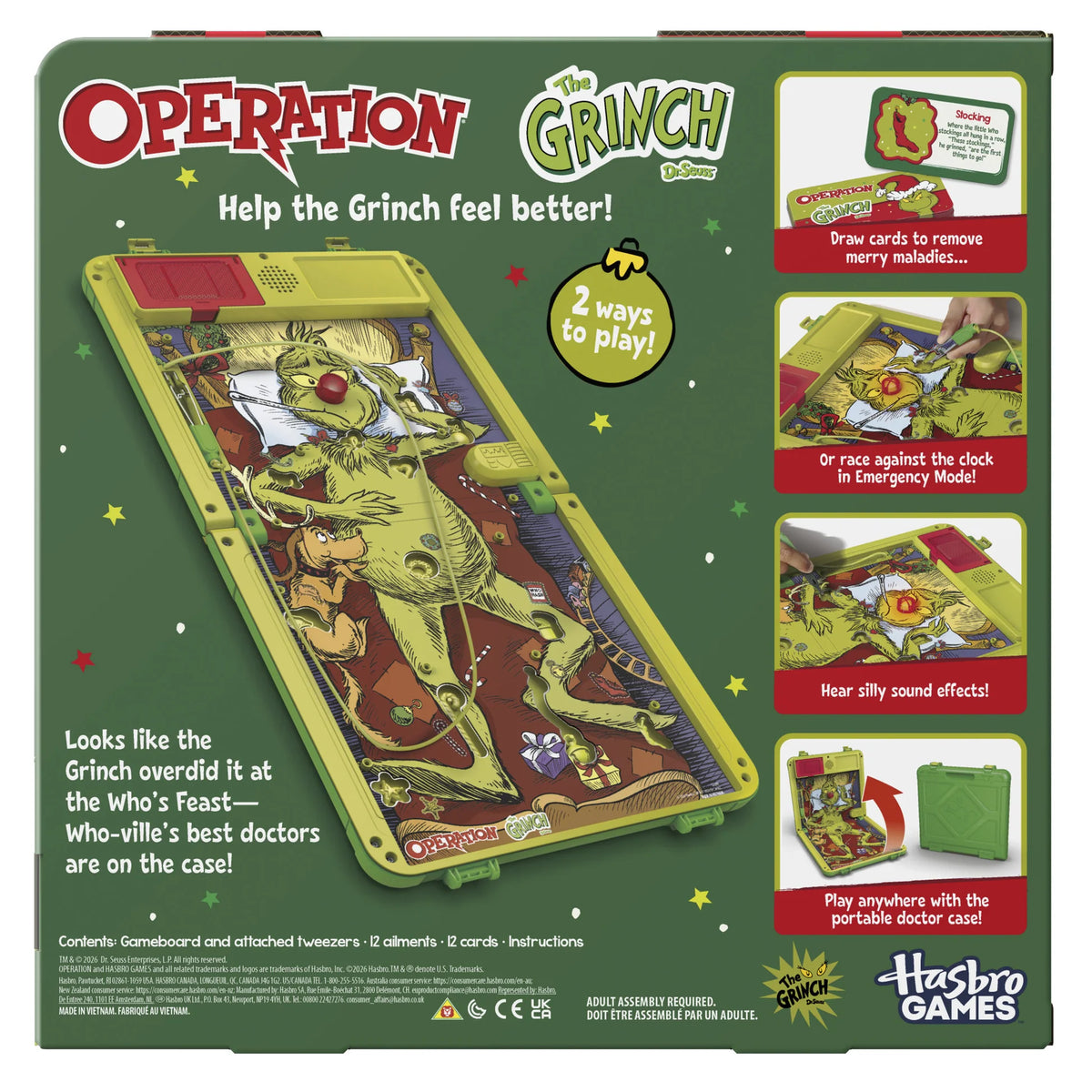 Operation The Grinch Board Game