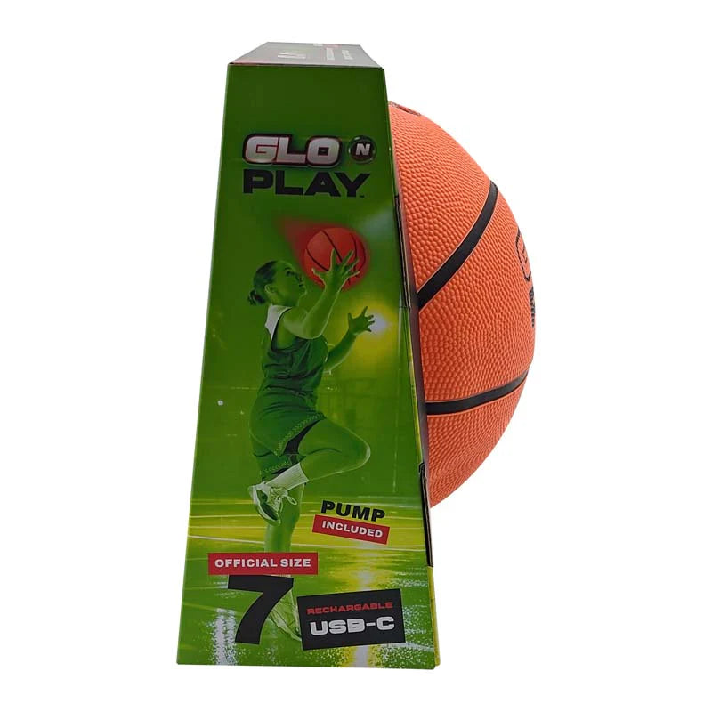 Glo N Play LED Rubber Basketball Size 7