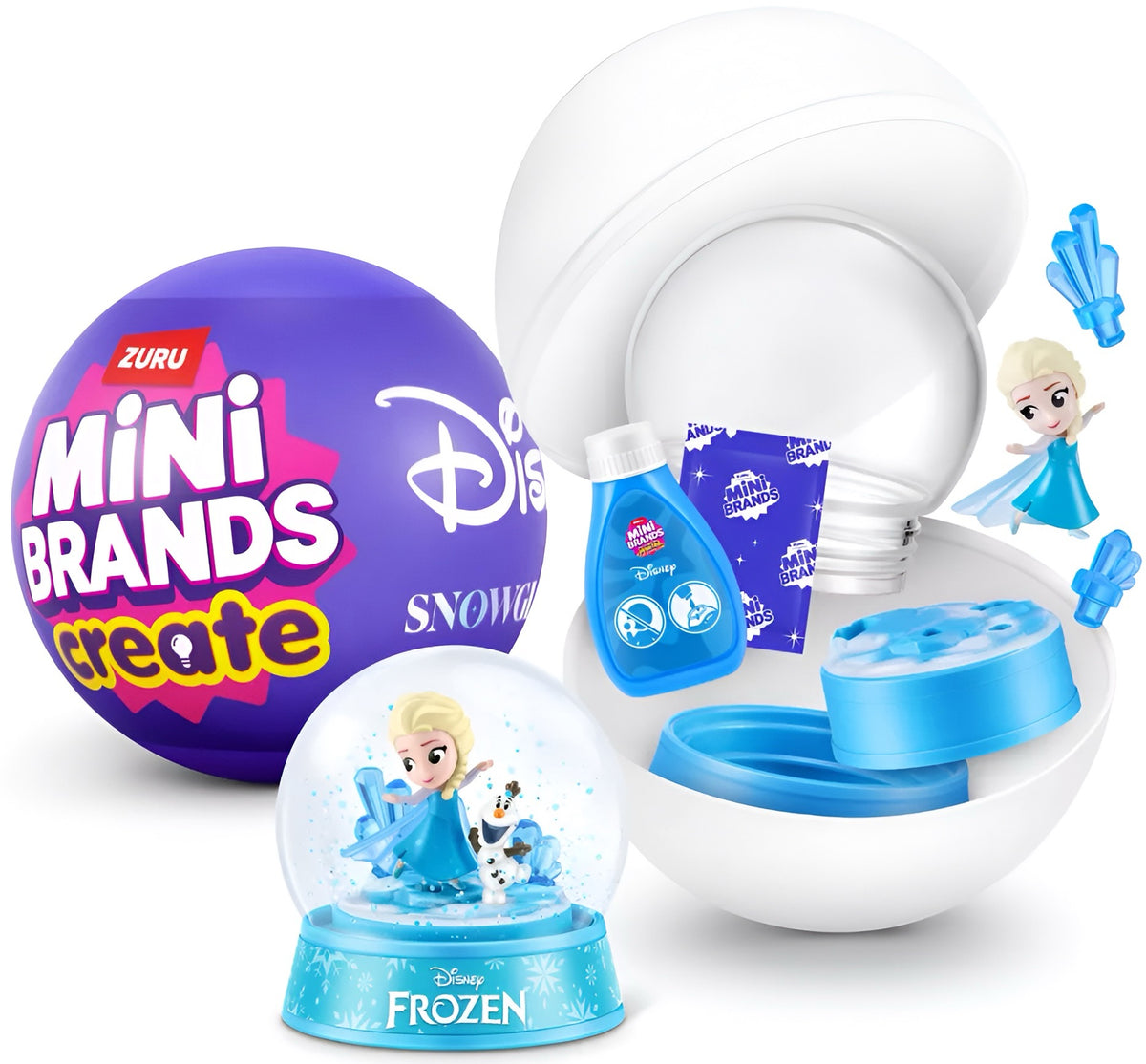 Zuru Mini Brands Create Disney Snow Globes S1 Assorted