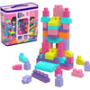 Mega Bloks Big Building Bag 80pc Pink