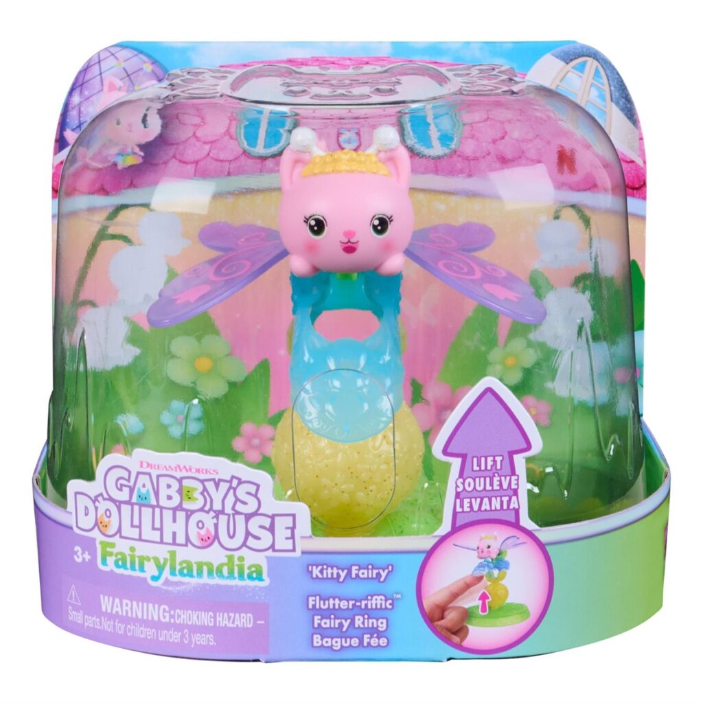 Gabby's Dollhouse Fairylandia Flutter Fairy Rings 'Kitty Fairy'