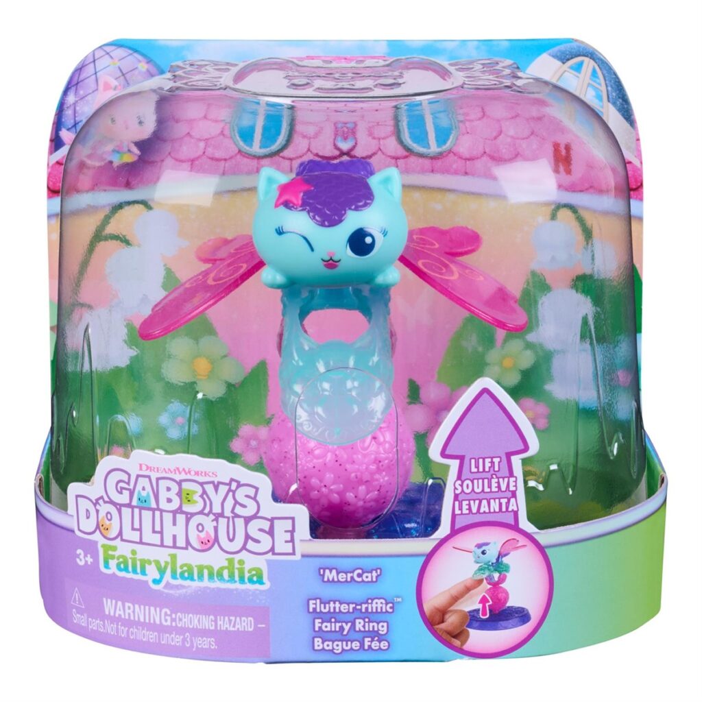 Gabby's Dollhouse Fairylandia Flutter Fairy Rings 'MerCat'