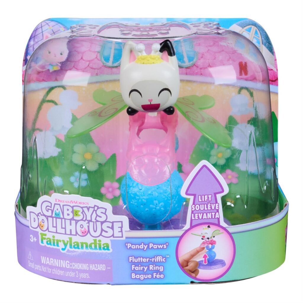 Gabby's Dollhouse Fairylandia Flutter Fairy Rings 'Pandy Paws'