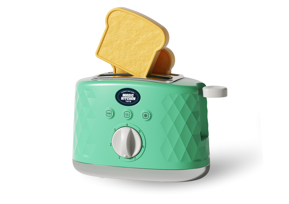 Magic Kitchen Toys Colour Change Bread Popping Toaster