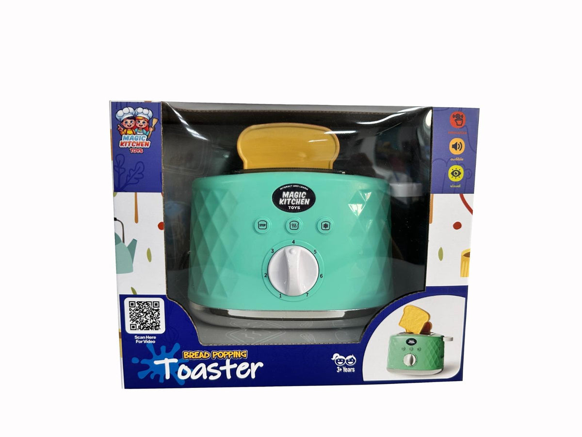 Magic Kitchen Toys Colour Change Bread Popping Toaster