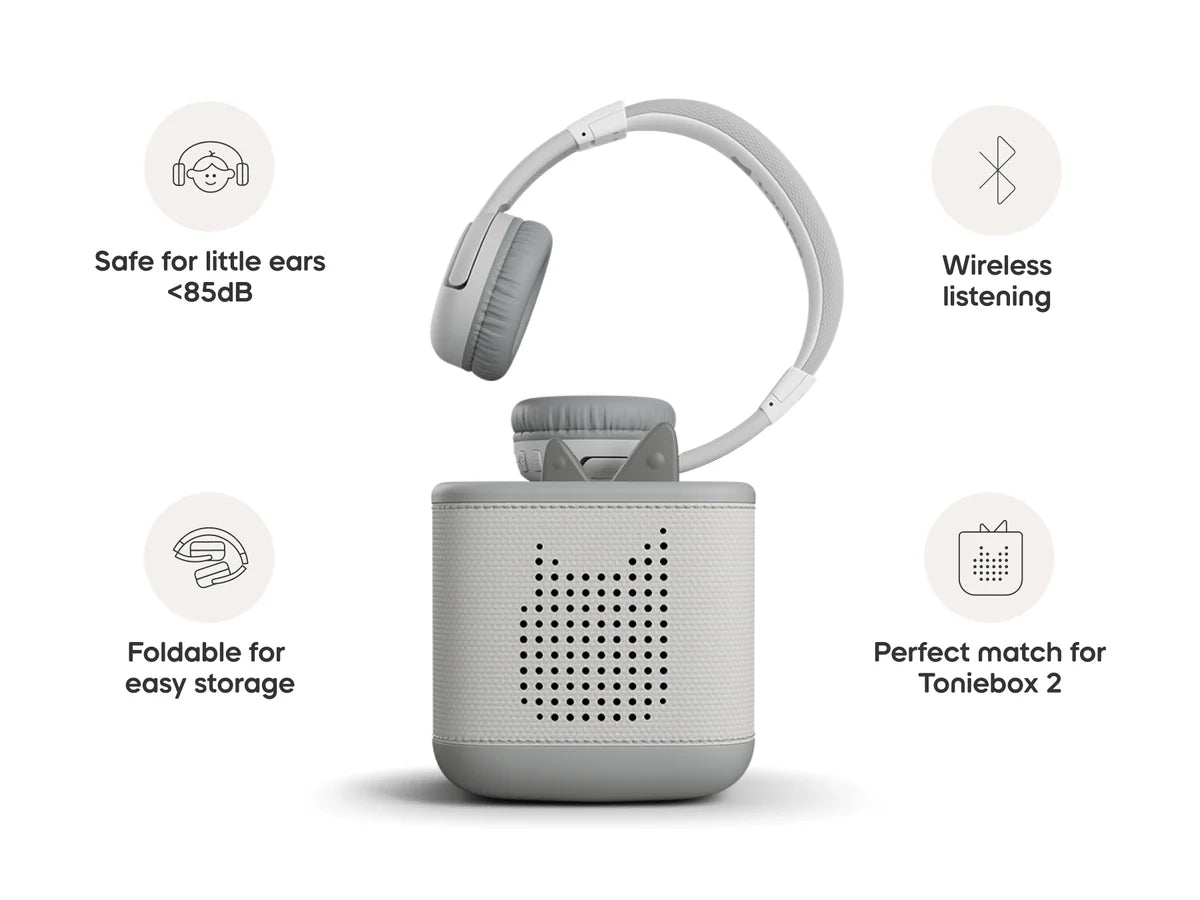 Tonies Bluetooth Headphones Moon Grey