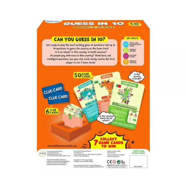 Skillmatics Guess In 10 Countries Of The World