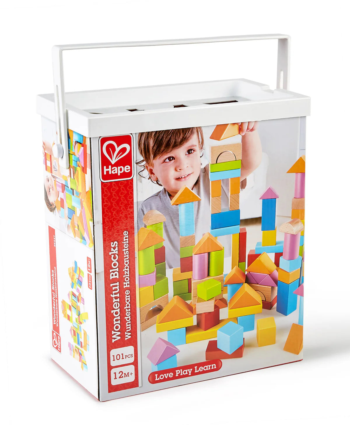 Hape 101pc Wonderful Beech Blocks