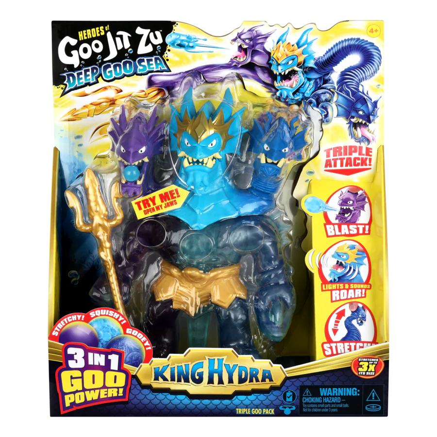 Goo Jit Zu Deep Goo Sea S9 3 in 1 Goo Power King Hydra