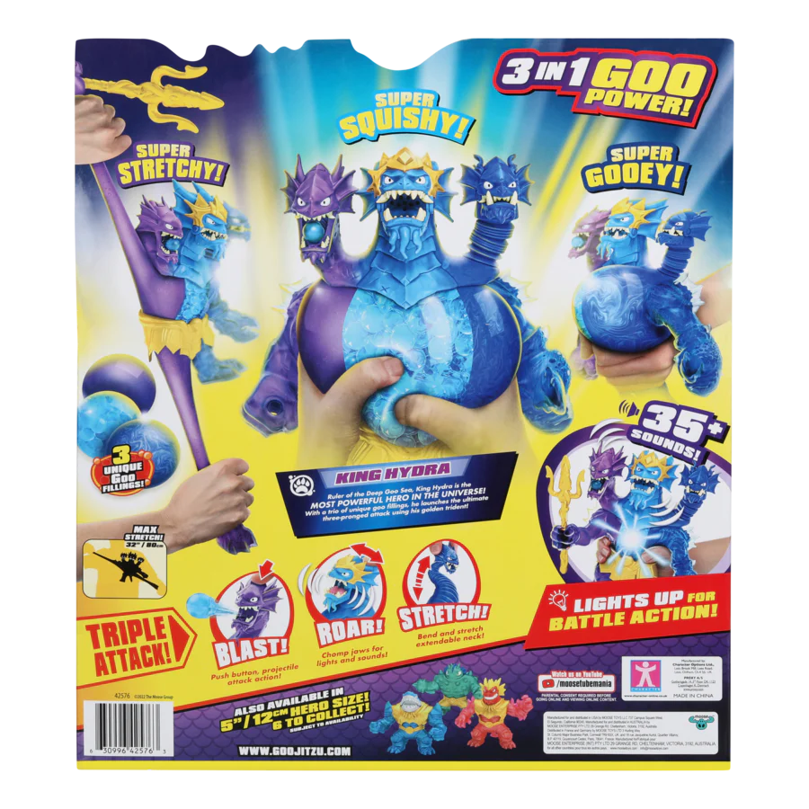 Goo Jit Zu Deep Goo Sea S9 3 in 1 Goo Power King Hydra