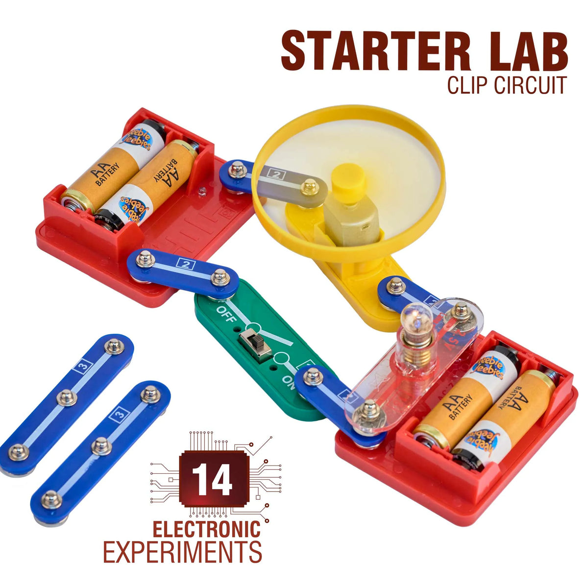 Heebie Jeebies Clip Circuit Starter Lab
