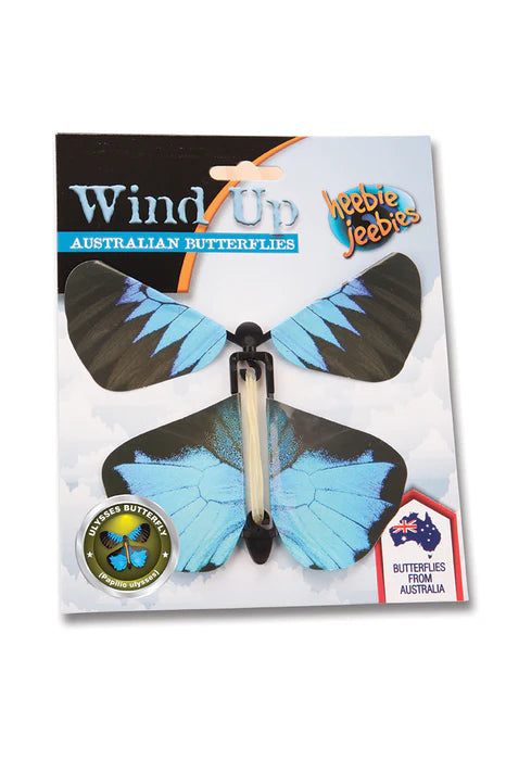 Heebie Jeebies Flying Wind Up Butterfly Assorted