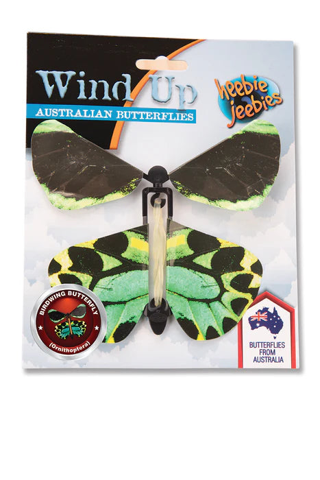 Heebie Jeebies Flying Wind Up Butterfly Assorted