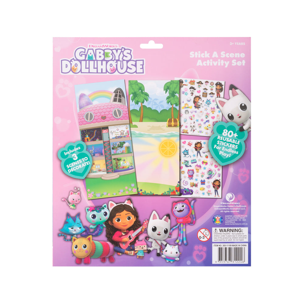 Gabby's Dollhouse Stick a Scene Activity Set