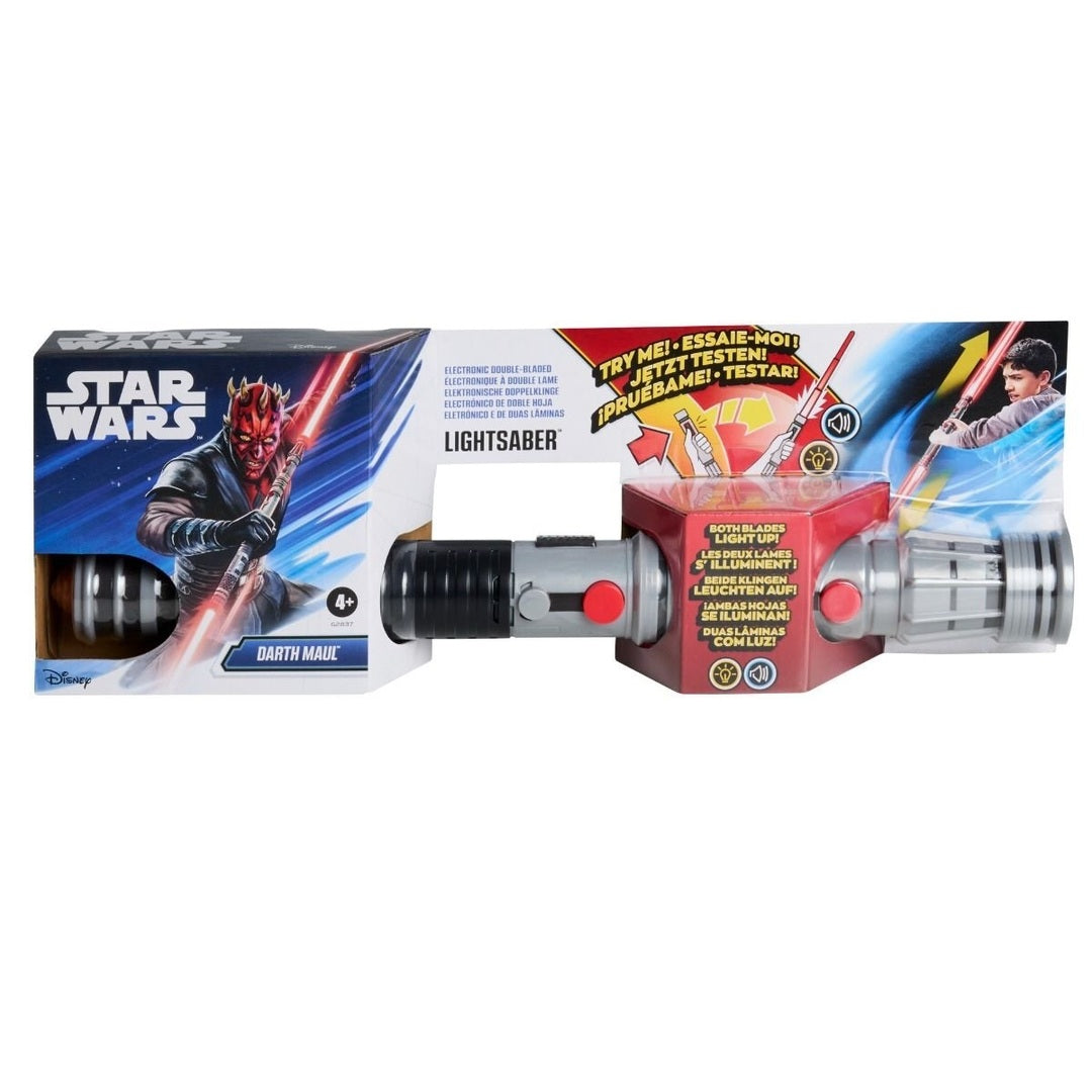Star Wars Electronic Double Bladed Light Saber - Darth Maul