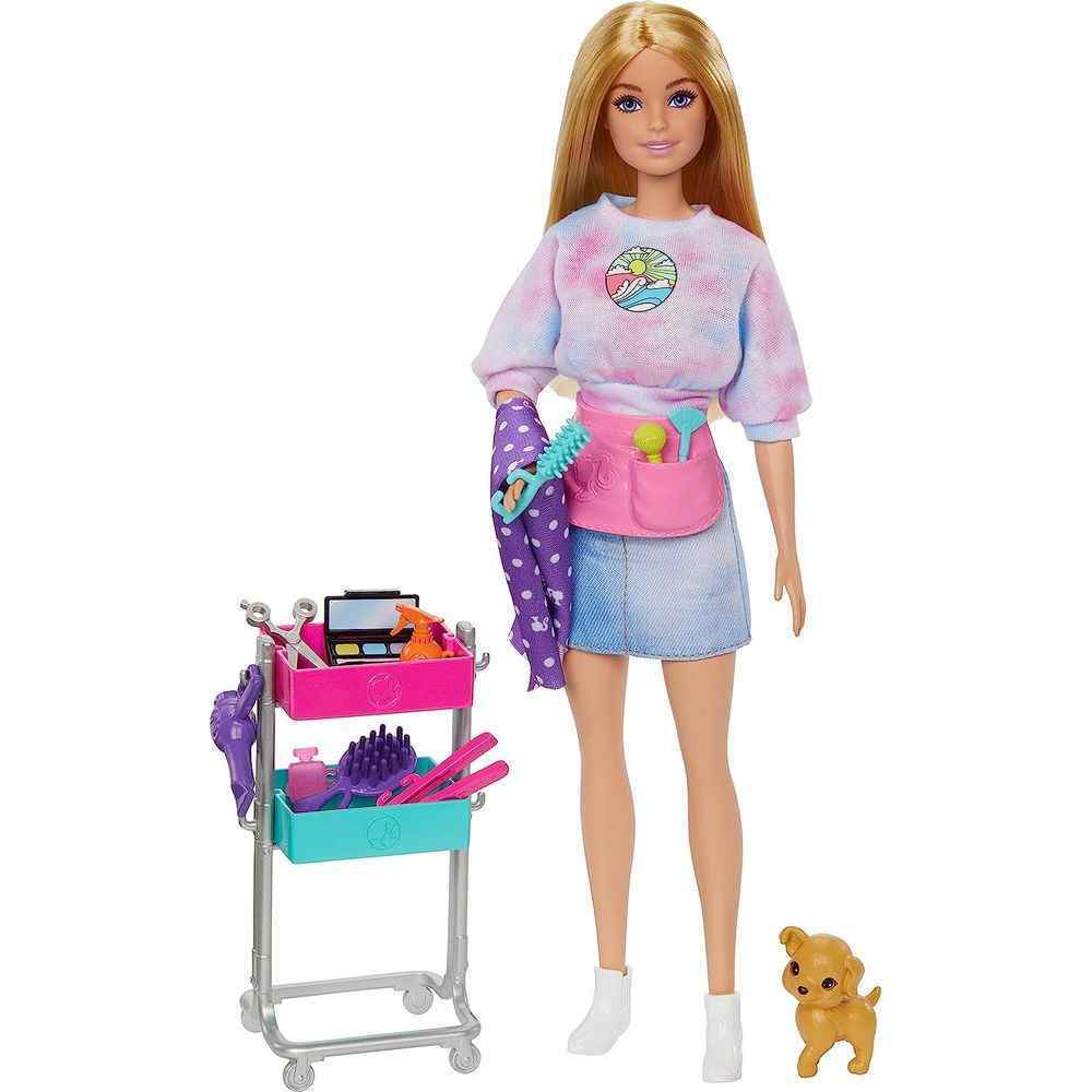 Barbie Malibu Stylist Doll with Dog and Accessories