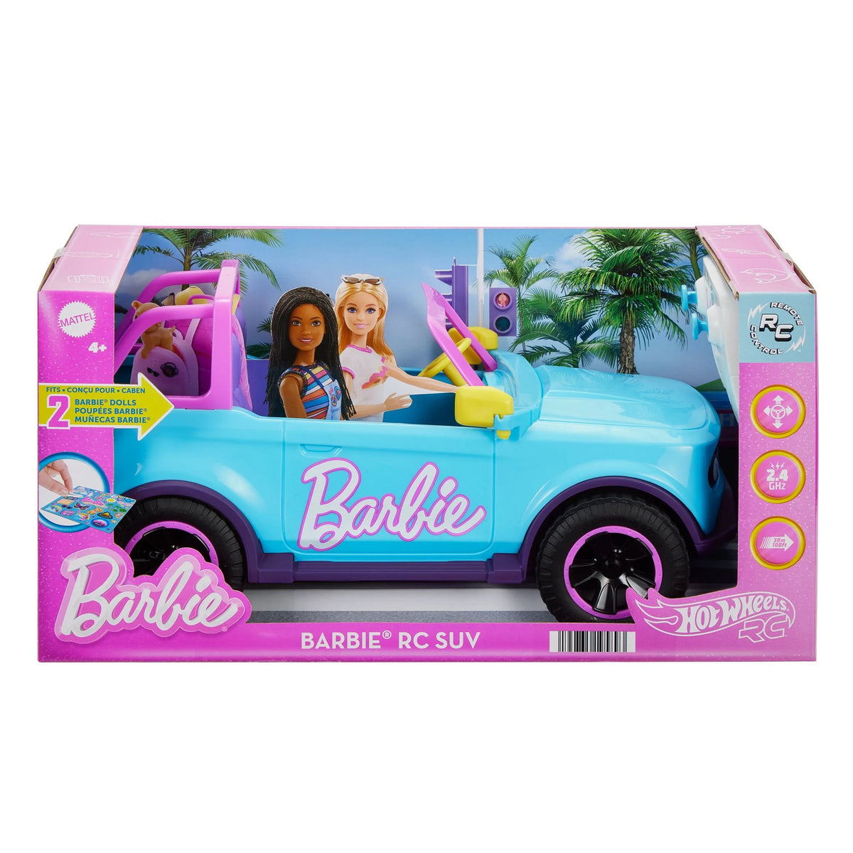 1/12 Hot Wheels R/C Barbie SUV req 7 x AA batteries