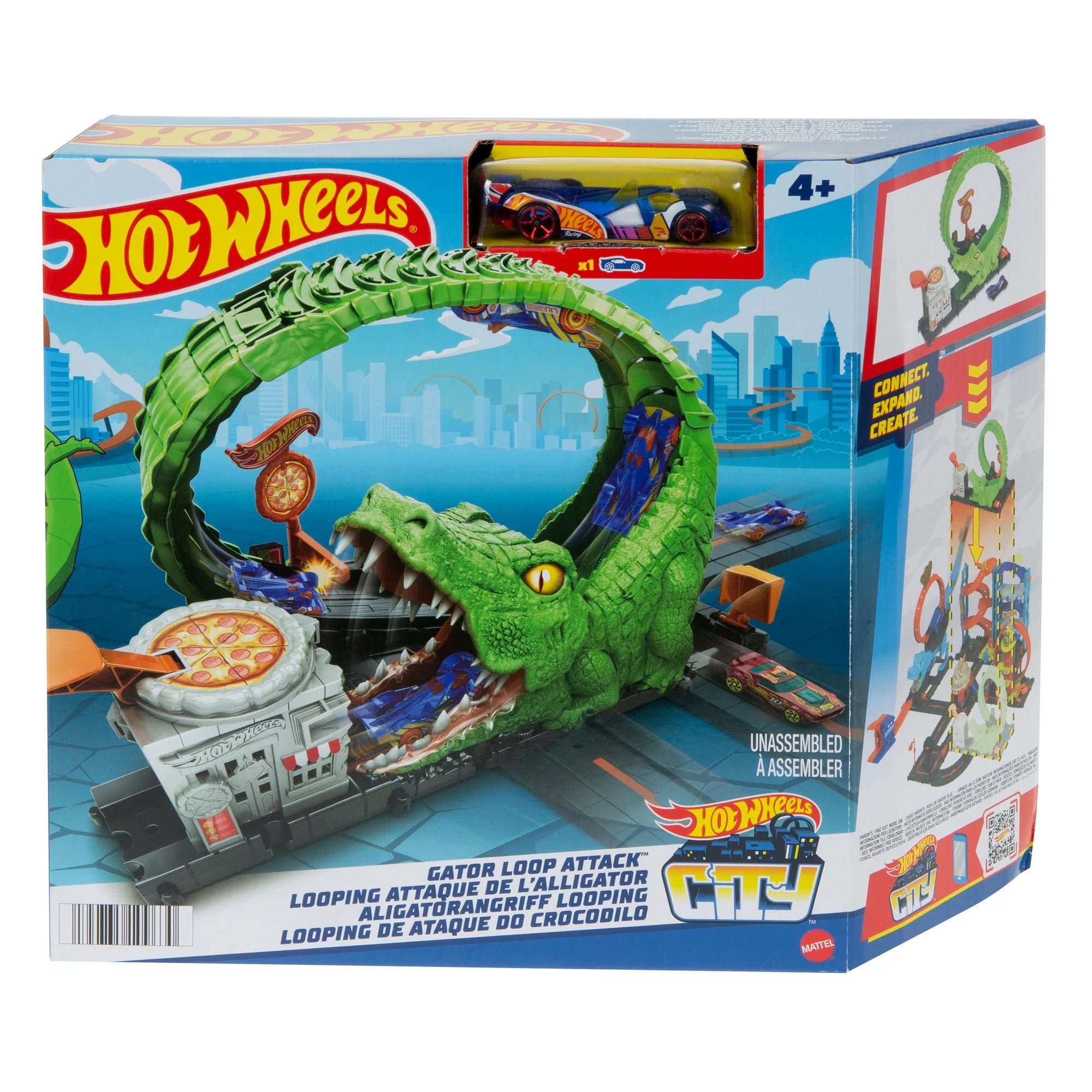 Hot Wheels City Nemesis GatorLoop Attack Playset