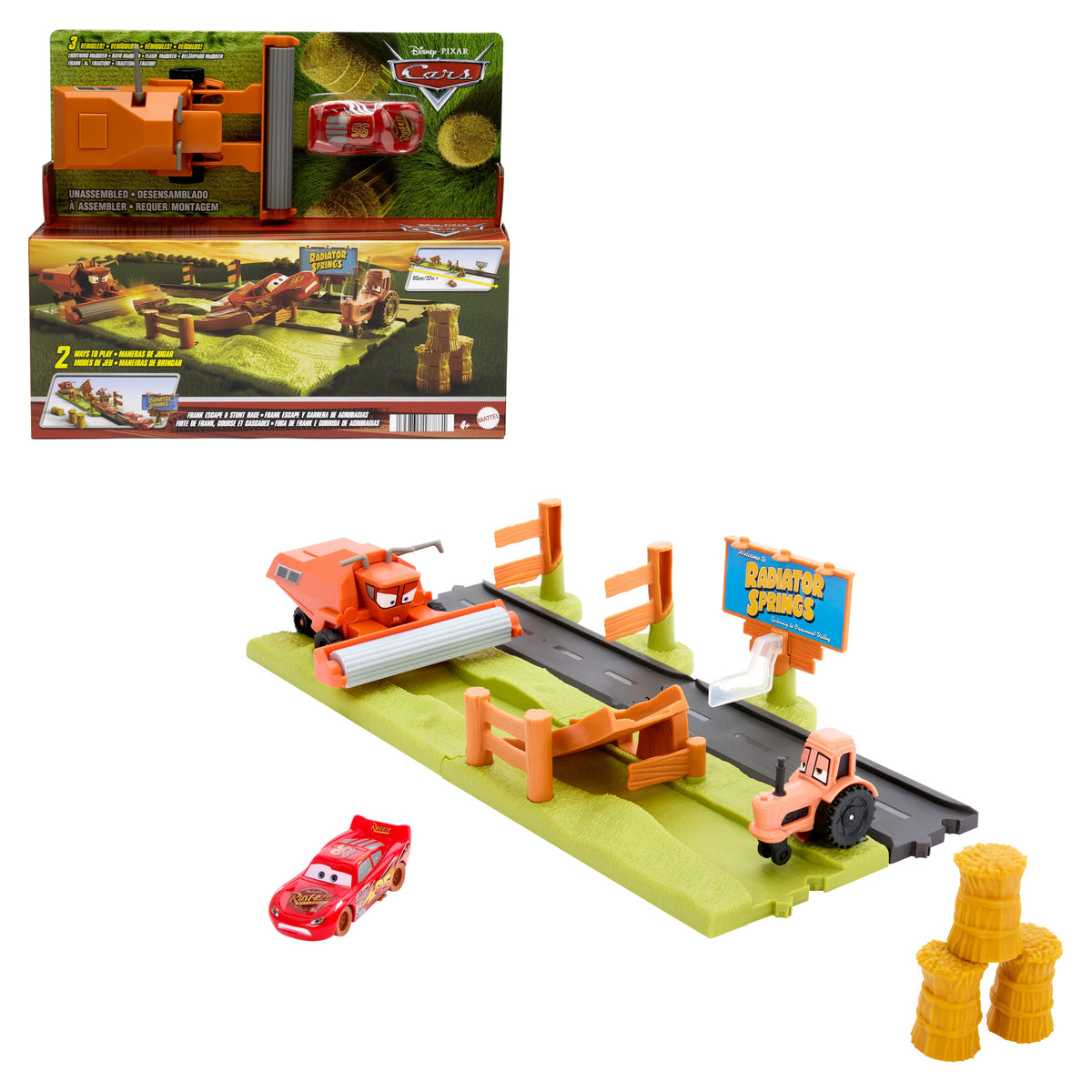 Disney Cars Frank Escape and Stunt Race Playset
