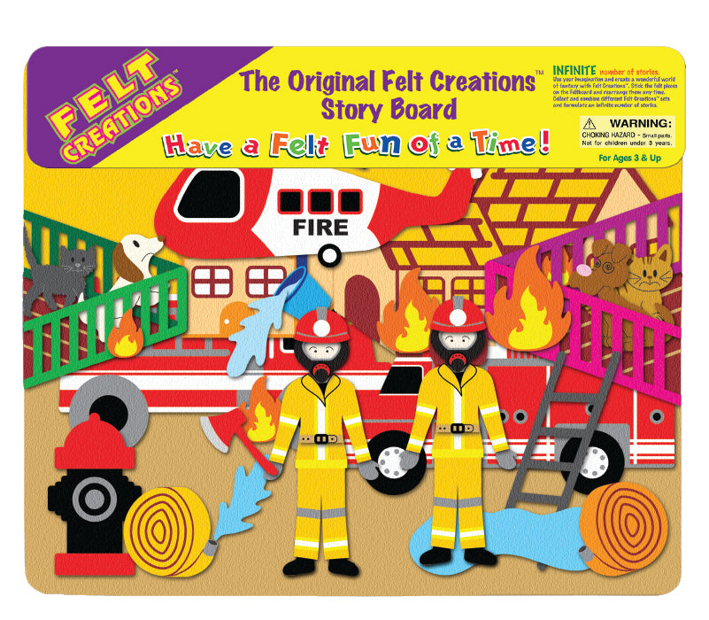 Felt Creations Fire Engine