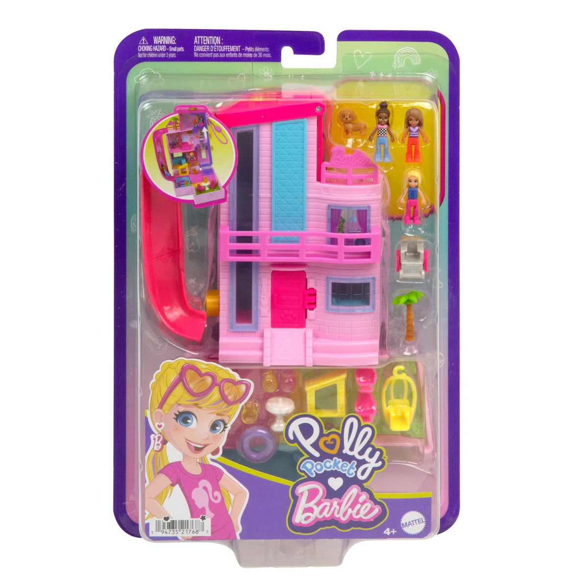 Polly Pocket Barbie Dreamhouse Compact Playset