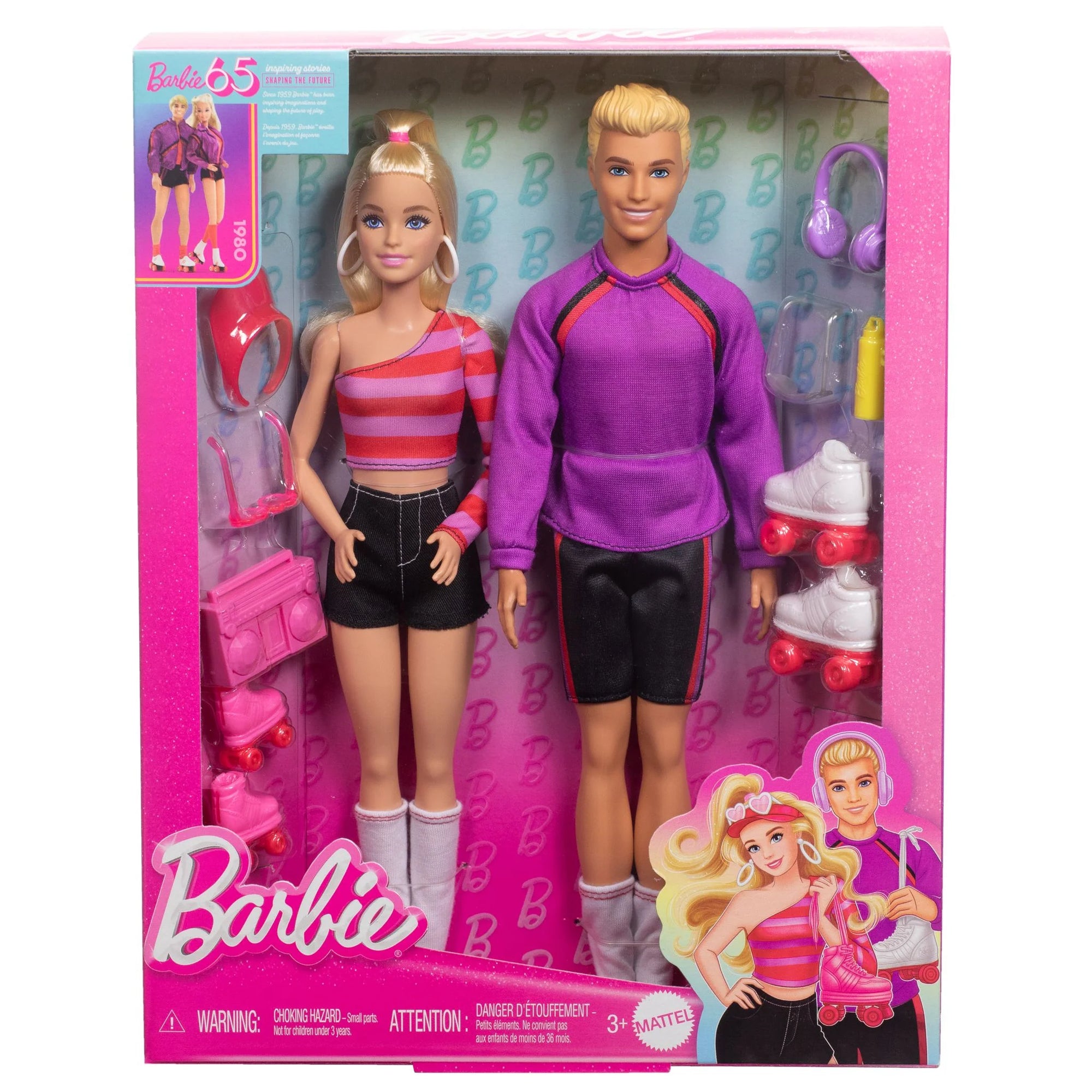 Barbie and Ken 65th Anniversary Fashionista Doll 2pk