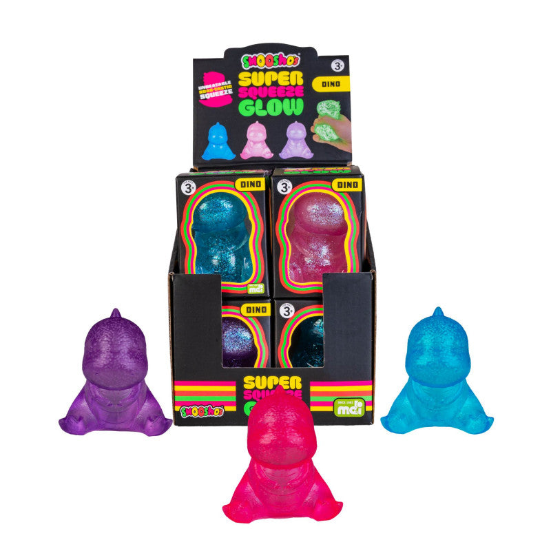 Smooshos Super Squeeze Glow DINO