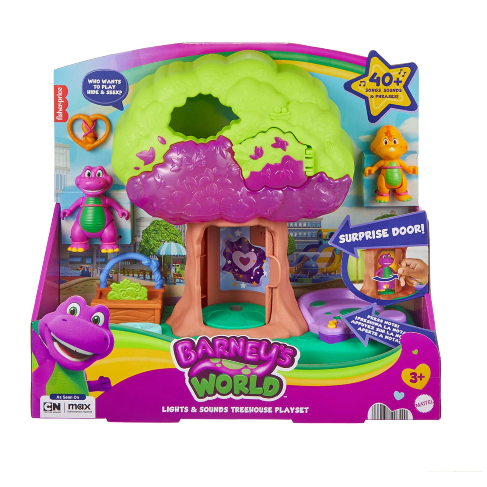Barney's World Lights & Sounds Treehouse Playset