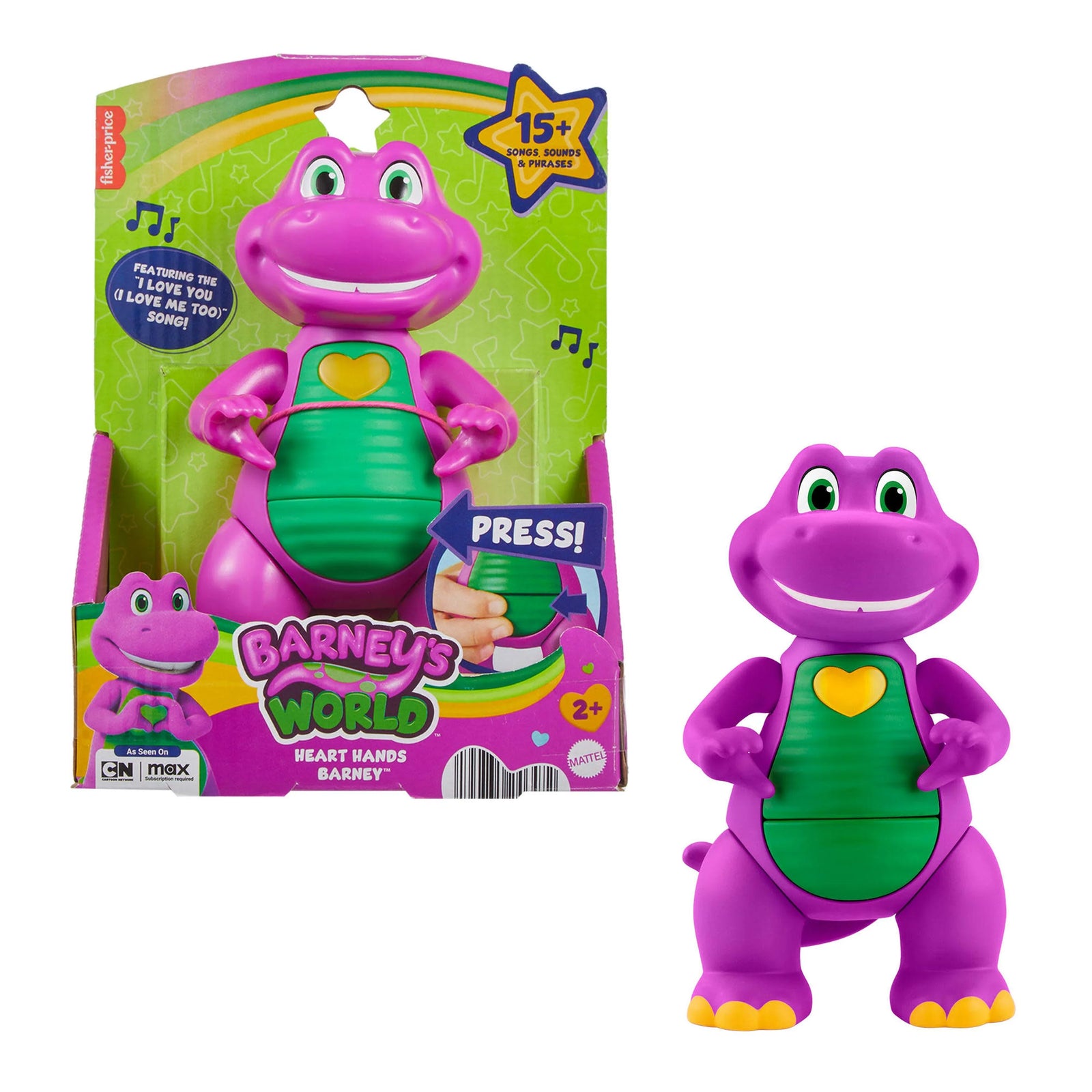 Fisher-Price Barney's World Heart Hands Barney