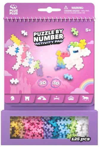 Plus Plus Puzzle By Number Activity Pad - Fairy Tale