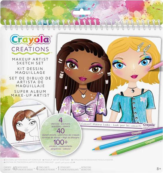 Crayola Creations Makeup Artist Sketch Portfolio