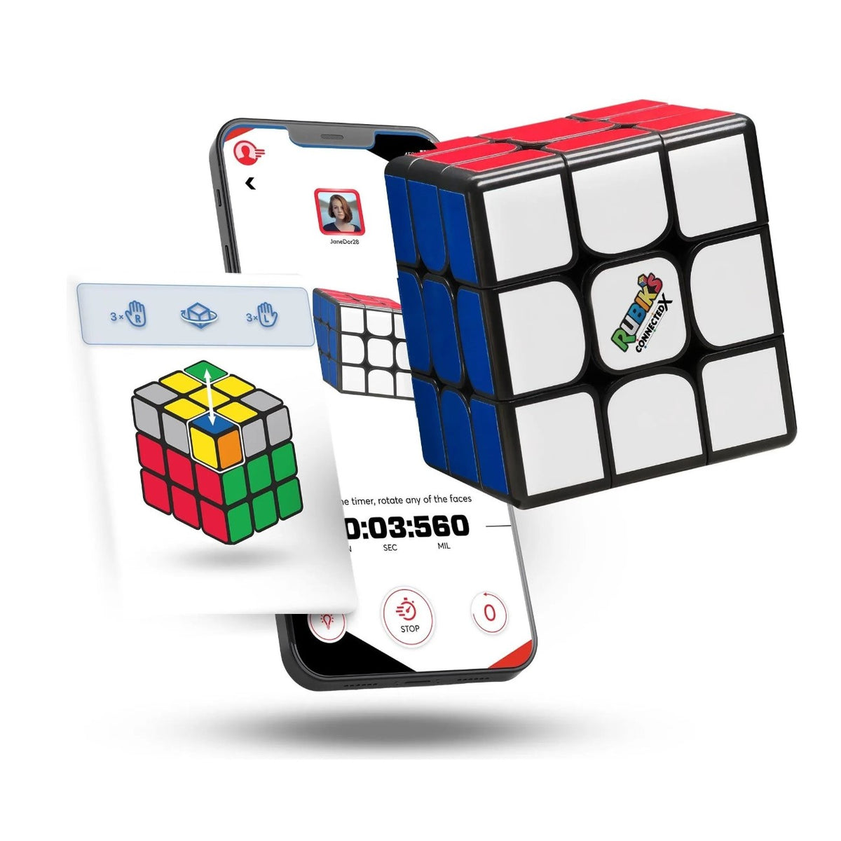 Rubik&#39;s Cube Connected X