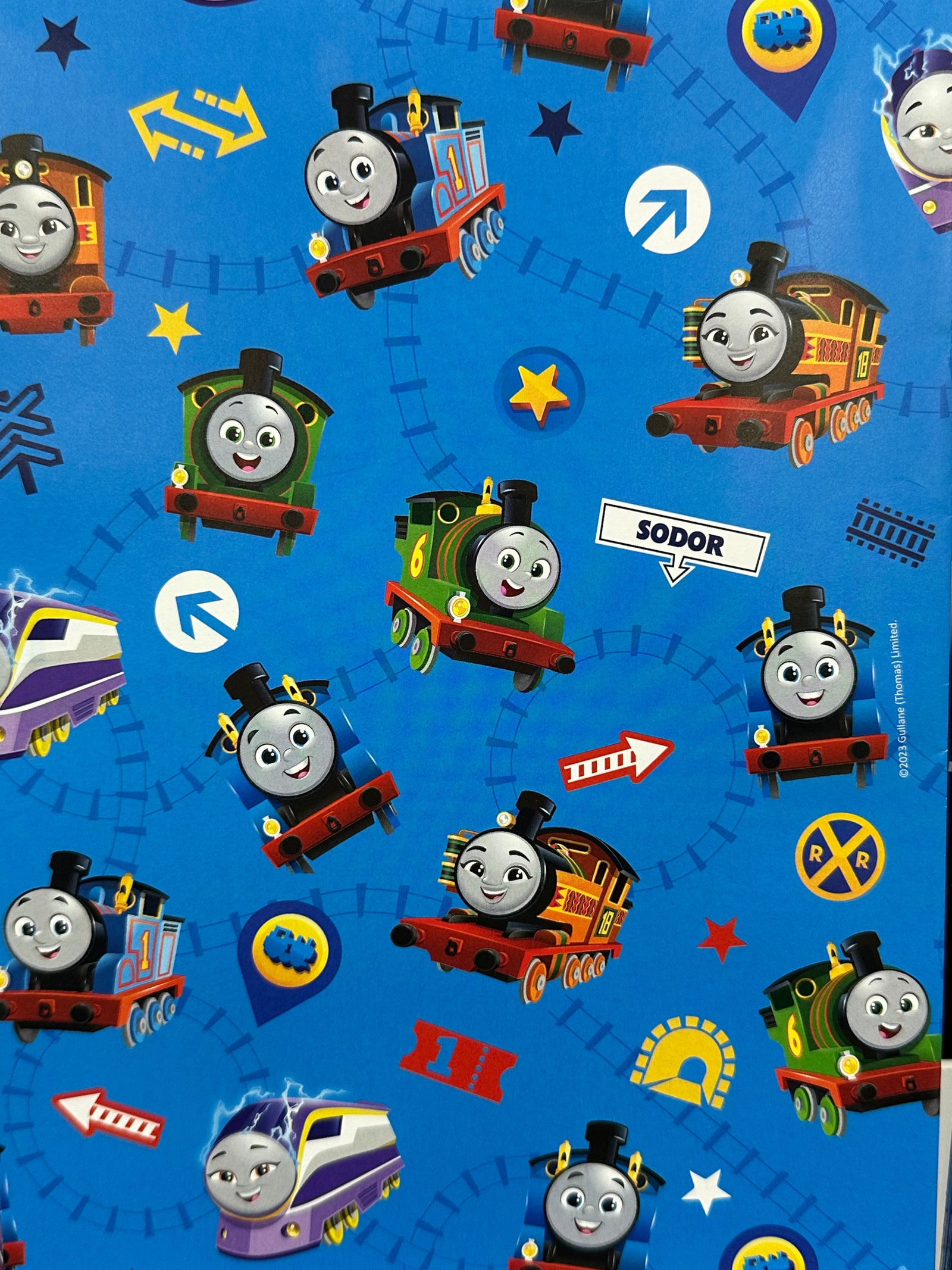 Folded Wrap Thomas & Friends Blue