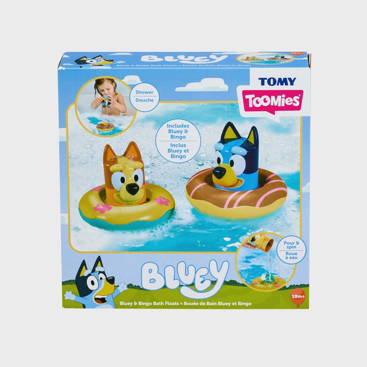 Tomy Toomies Bluey &amp; Bingo Bath Floats