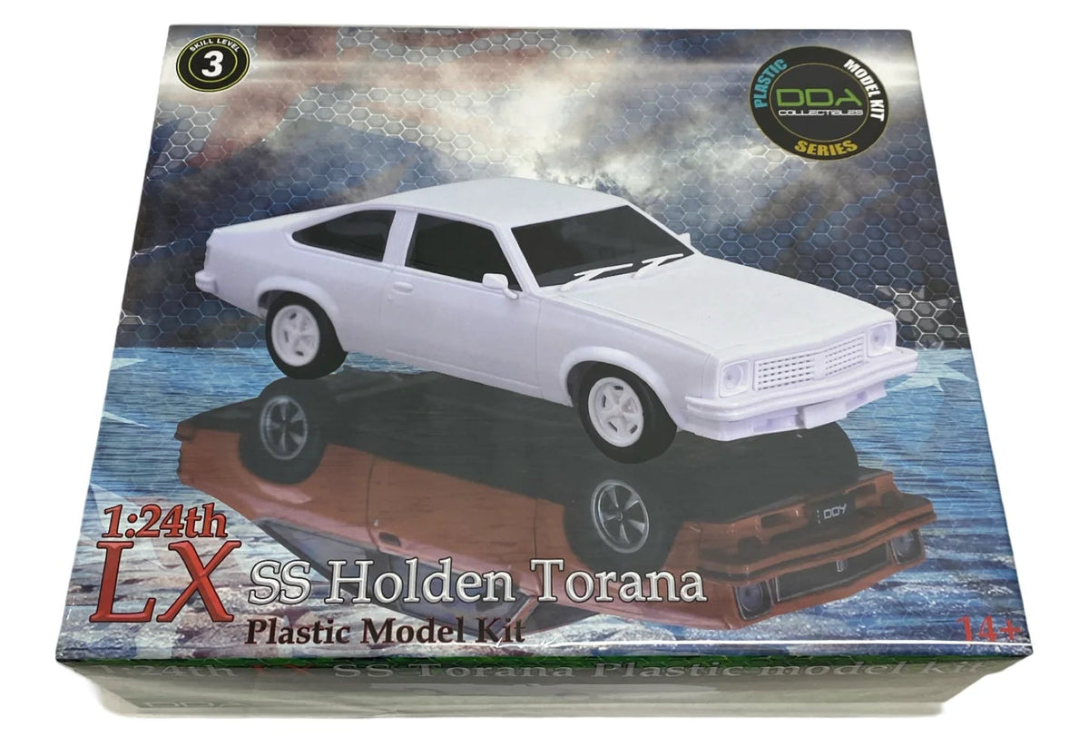 1/24 LX SS Torana 6 Cylinder Sealed Body Opening Bonnet with Engine Plastic Model Kit