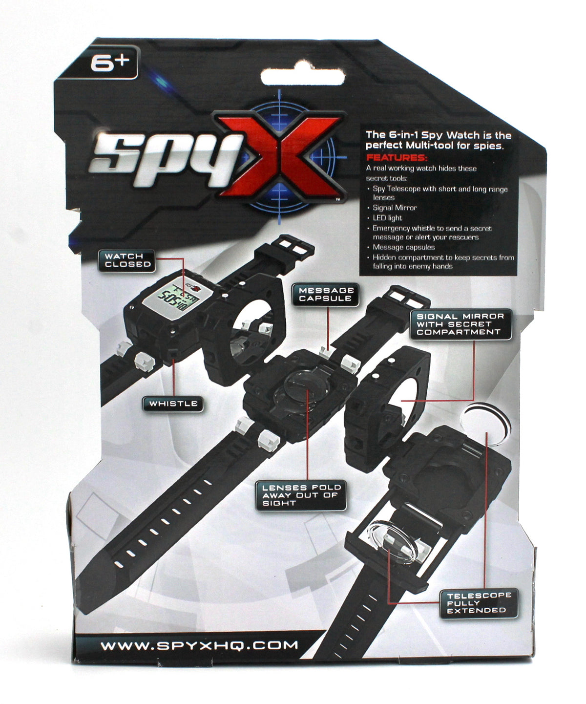 SpyX 6-in-1 Spy Watch