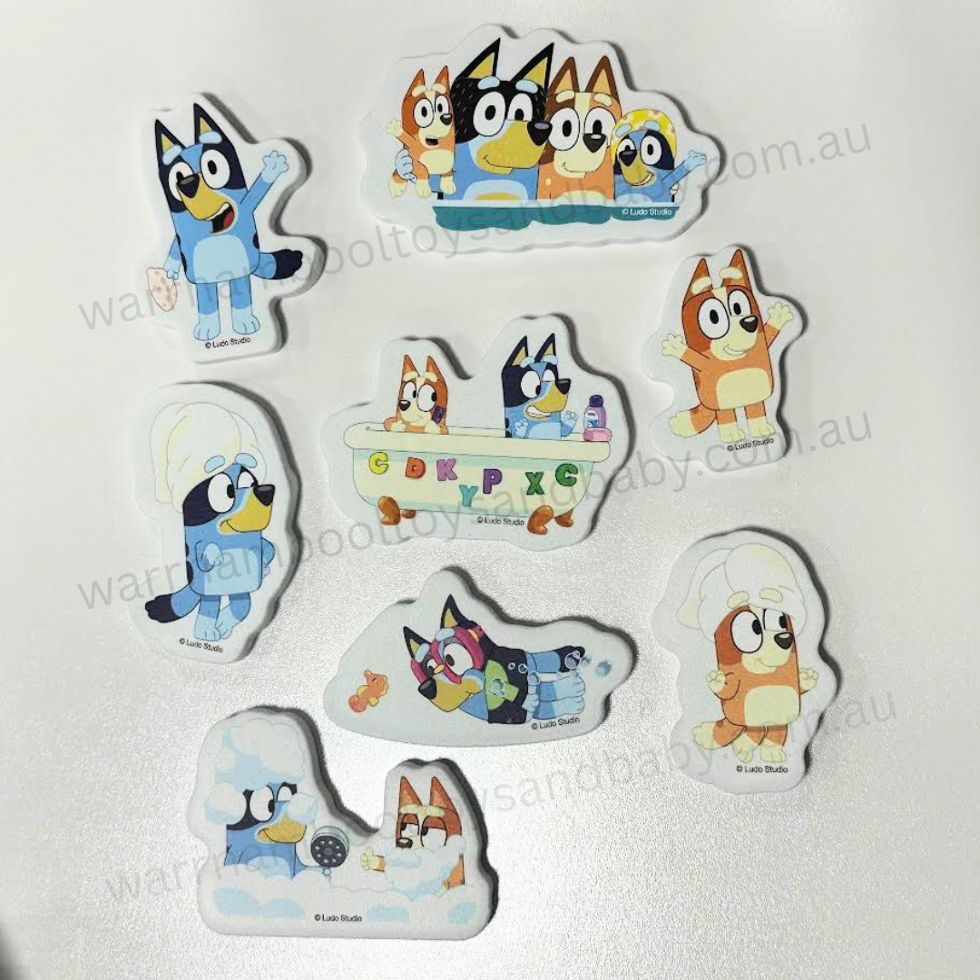 Bath Foam Sticker Set - Bluey
