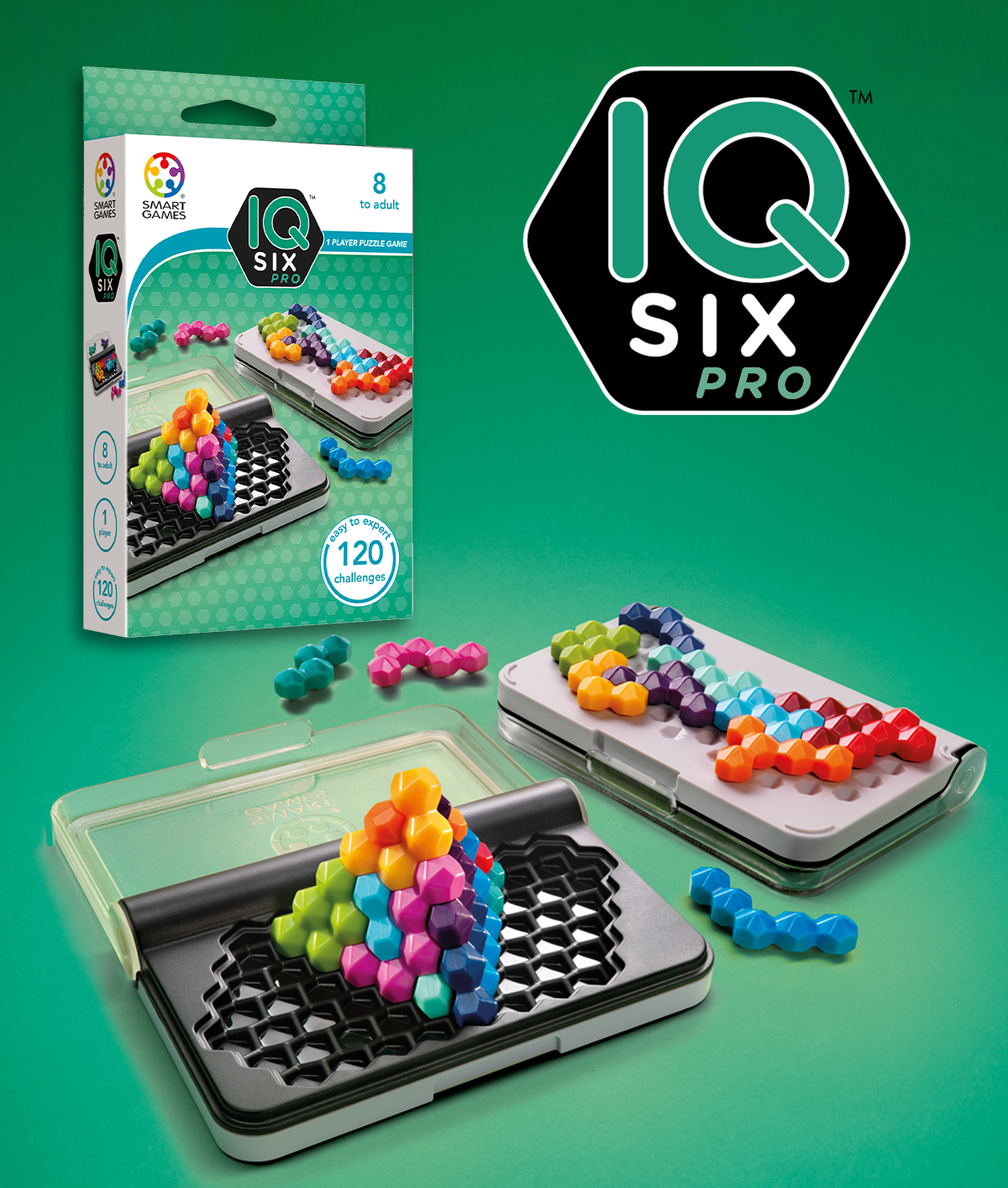 Smart Games IQ Six Pro 1 Player Puzzle Game