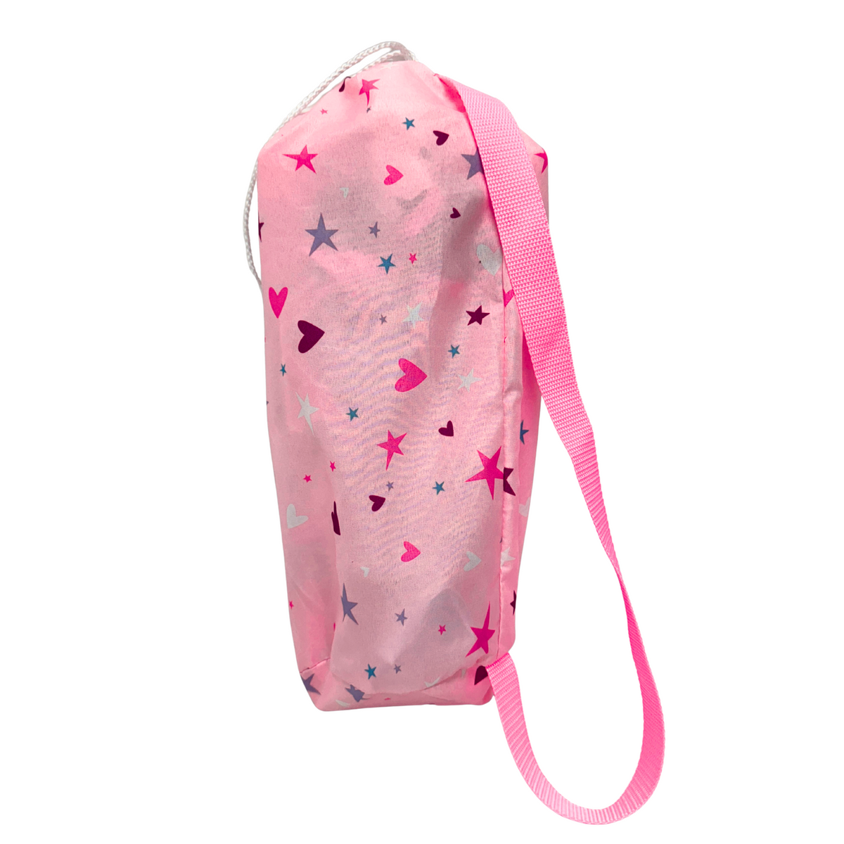 Playworld Dolls Travel Cot Pink with Stars