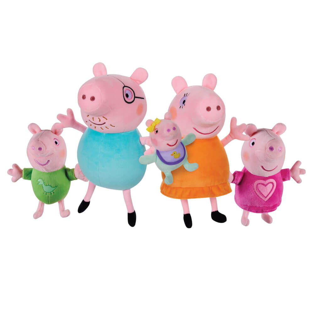 Peppa Pig 5 pack Family Plush