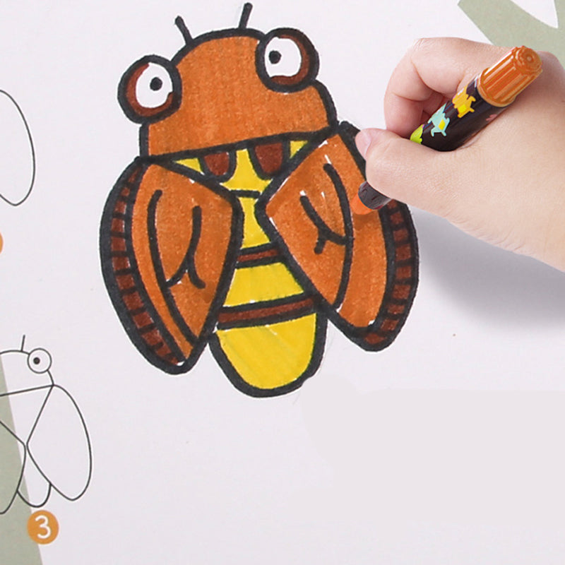 Step by Step Drawing Book Cartoon Characters