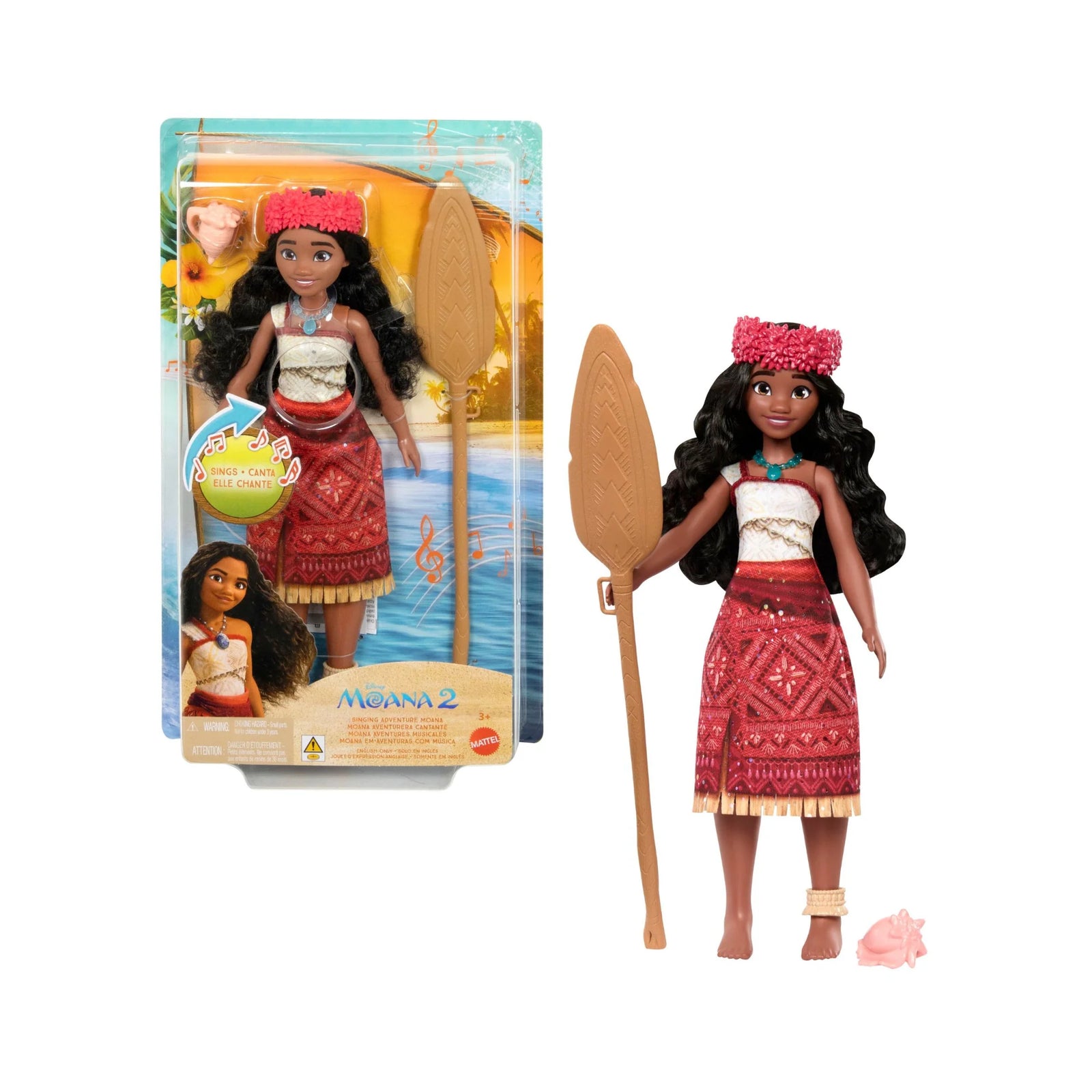 Disney Moana 2 Singing Moana Doll
