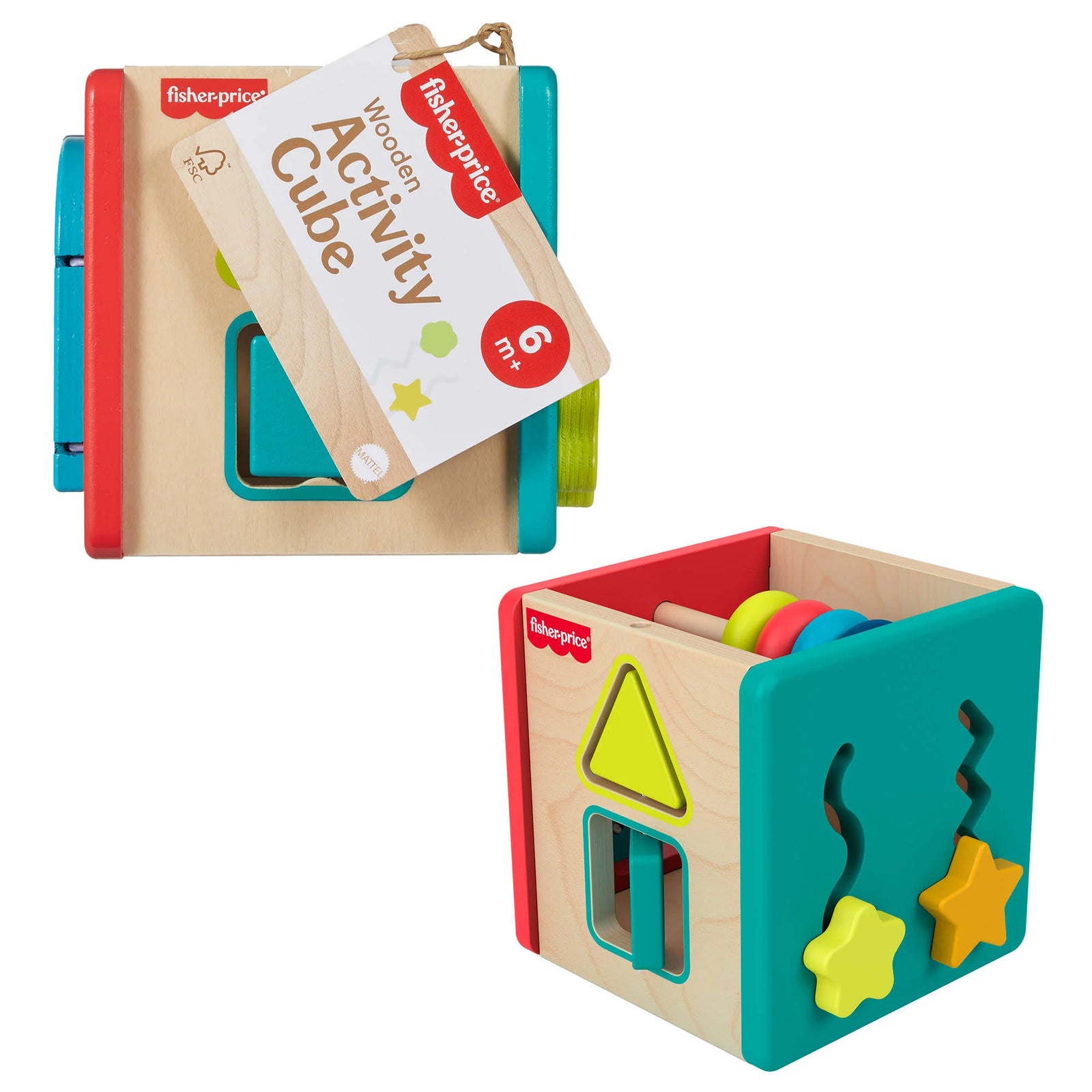 Fisher Price Wooden Activity Cube
